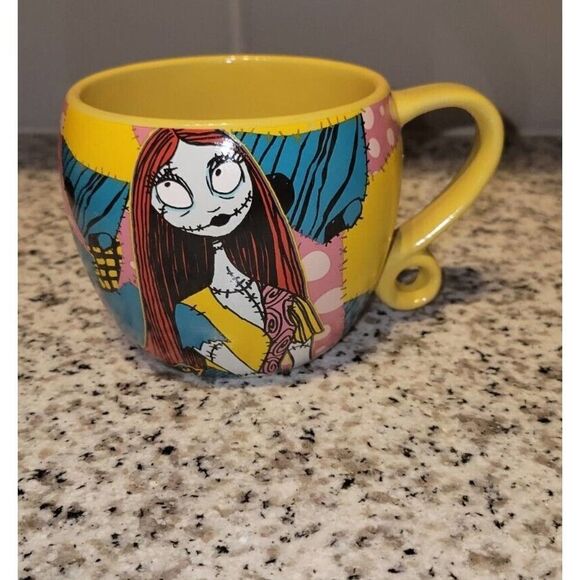 Disney Nightmare Before Christmas Jack And Sally 16oz Mug Yellow Hallowe… - Picture 3 of 8